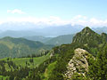im hintergrund der walchensee