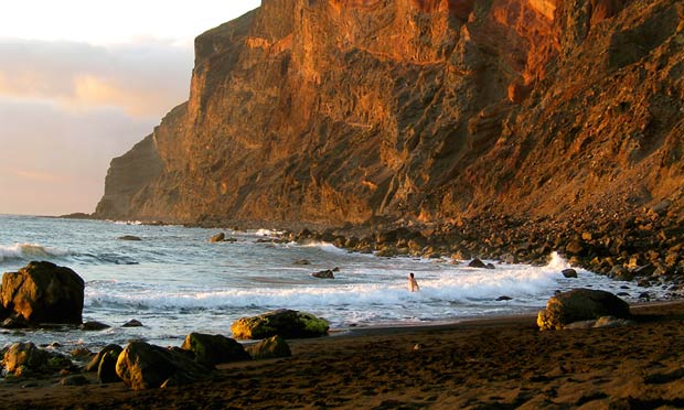 abends an der playa inglés